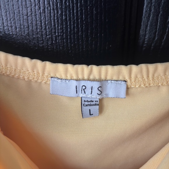 ‼️Price Drop‼️End of Summer Sale‼️ Iris Y2K Yellow Mini Slip Dress Cocktail - Picture 2 of 5